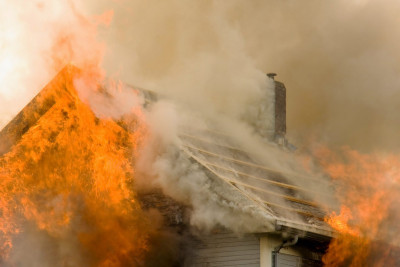 Lənkəranda tövlə yanıb