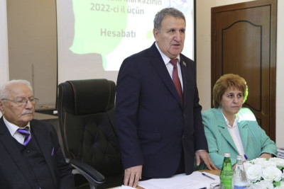 AMEA-nın prezidenti Lənkəran Regional Elmi Mərkəzində illik hesabat yığıncağı keçirib