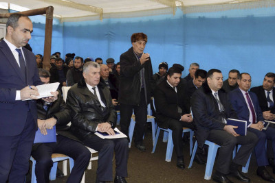 Masallı RİH başçısı Xırmandalı sakinləri ilə görüşüb