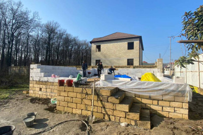 Masallıda iki şəhid ailəsinə ev tikilir