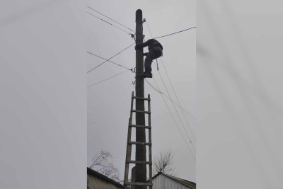 Masallı rayonunda işıqlandırma işləri aparılır