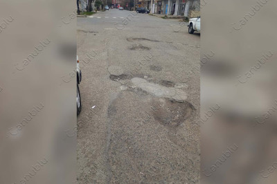 Lənkəranda sürücülər üçün baş ağrısı olan yol