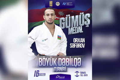 Fəxrimiz Orxan Səfərov Təl-Əviv Böyük Dəbilqə turnirinin gümüş medalçısı olub