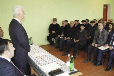 Rafiq Cəlilov Komanlı kəndində səyyar qəbul-görüş keçirib