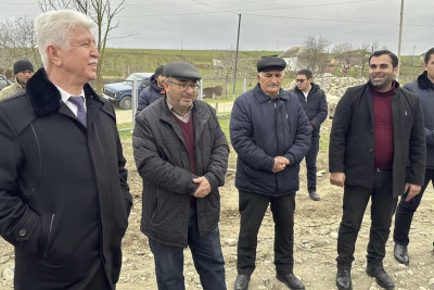 Rafiq Cəlilov Sarxanlı kənd sakinləri ilə görüşüb