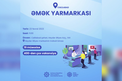 İşaxtaranların nəzərinə: Cəlilabadda əmək yarmarkası keçiriləcək