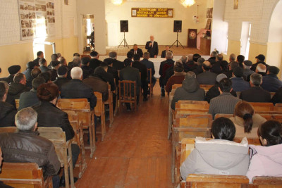 Rafiq Cəlilov Qarazəncir kənd sakinləri ilə görüşüb