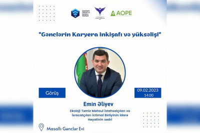Masallıda “Gənclərin karyera inkişafı və yüksəlişi” adlı görüş keçiriləcək