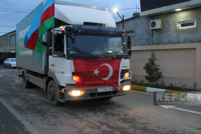 Cəlilabaddan Türkiyəyə yardım göndərilib