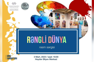 Lənkəranda “Rəngli dünya” adlı sərgi baş tutacaq