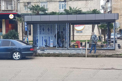 Lənkəranda yeni marşrut dayanacağı quraşdırılır