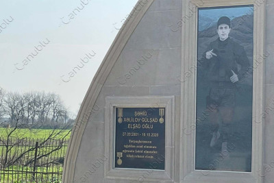 Masallının Kürdəbazlı kəndində şəhid Gülşad Xəlilovun xatirəsinə bulaq inşa olunur
