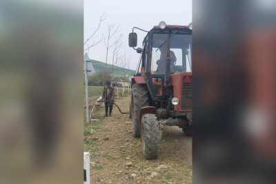 Cəlilabadda suvarma işləri görülüb