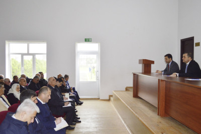Qəzənfər Ağayev Kakalos kənd sakinləri ilə görüşüb