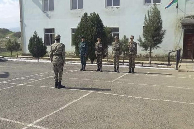 Məktəblilər arasında "Sərhəd" hərbi idman oyunları keçirilib