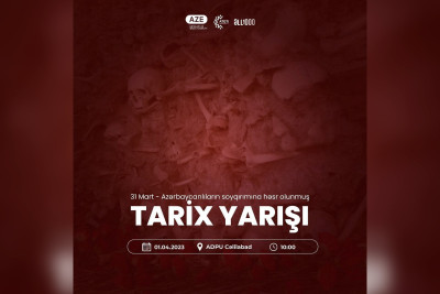 Cəlilabadda 31 Mart soyqırımına həsr olunmuş tarix yarışı keçiriləcək