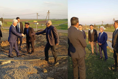 İcra başçısı kənddə görülən işlərlə maraqlanıb