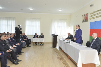 Taleh Qaraşov Xanbulan sakinləri ilə görüşüb