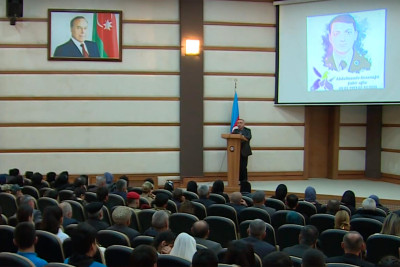 Lənkəranda “Zəfərimizin qəhrəmanı" kitabının təqdimat mərasimi baş tutub
