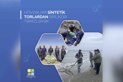 Xəzər dənizinin Lənkəran rayonu akvatoriyasında sintetik torlar aşkar edilib