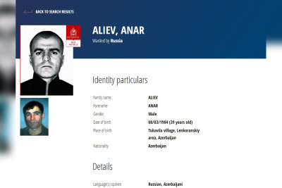 Lənkəran sakini Rusiya tərəfindən beynəlxalq axtarışa verilib