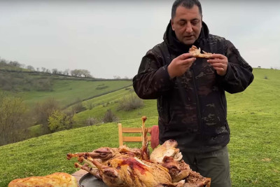Dünyaca məşhur aşpaz Masallıda hind quşu ləvəngisi bişirdi