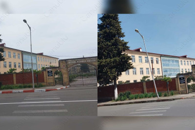 Astarada qəzalı vəziyyətdə olan dirək bərpa edilib