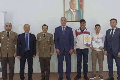 Hərbi idman oyunlarının qaliblıəri mükafatlandırılıb