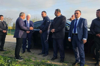 Rafiq Cəlilov əkin sahələrinin suvarma suyu təminatı ilə bağlı görülən işlərlə tanış olub