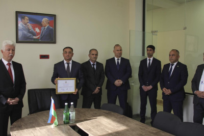 Rafiq Cəlilov Cəlilabad Elektrik Şəbəkəsinin kollektivinə Fəxri Fərman təqdim edib