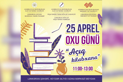 Lənkəran sakinləri üçün Açıq kitabxana təşkil olunacaq
