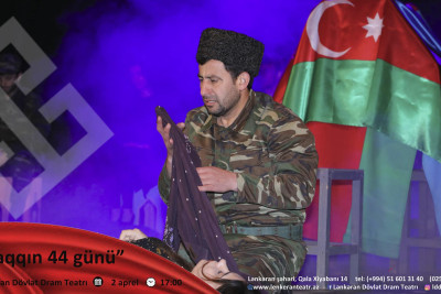 Dram Teatrında “Haqqın 44 günü” tamaşası nümayiş olunacaq