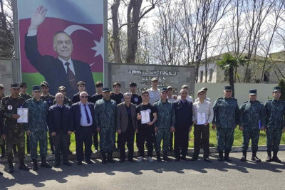 “Sərhəd" hərbi-idman oyununun zona birinciliyi sona çatıb