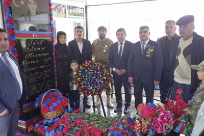 Lənkəranda şəhidlərimizin məzarları ziyarət olunub