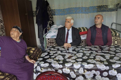 Lənkəranda şəhid ailəsi ziyarət edilib