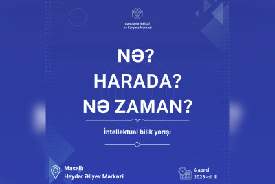 Masallıda "Nə? Harada? Nə zaman?" formatlı intellektual bilik yarışı keçiriləcək