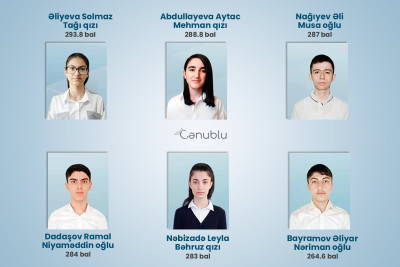 Cənub zonasında ən çox bal toplayan şagirdlər
