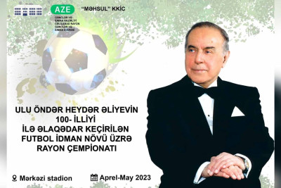 Cəlilabadda futbol çempionatı keçiriləcək