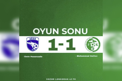 “Xəzər Lənkəran 42” səfərdə yaxşı nəticə qazanıb