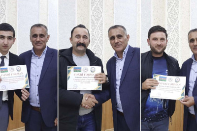 Qarabağ Qaziləri Birliyi Cəlilabad filialının nümayəndələri təltif olunublar