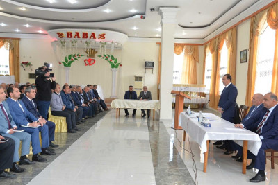 Taleh Qaraşov Aşağı Nüvədi qəsəbəsinin və Küvənil kəndinin sakinləri ilə görüşüb