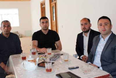 Masallıda Vətən müharibəsi qazisi ziyarət edilib