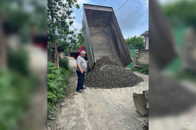 Türkəkəran kəndinin yolları təmir olunub