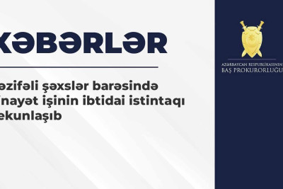 Masallı Rayon Mərkəzi Xəstəxanasının sabiq baş həkiminin istintaqı yekunlaşıb