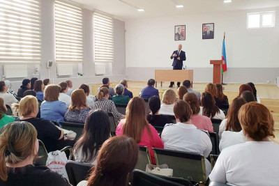 Məktəbəqədər təhsil müəssisələrinin rəhbərləri ilə görüş keçirilib