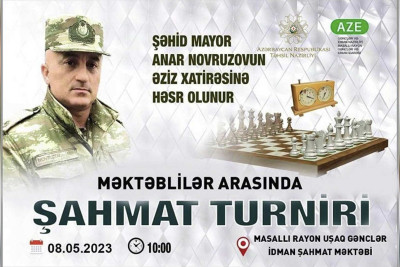Masallıda məktəblilər arasında şahmat turniri keçiriləcək