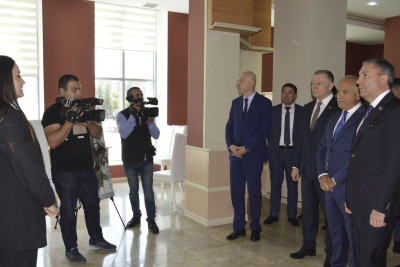 Masallı şəhər Heydər Əliyev Mərkəzində yeni tikilmiş akt zalının açılış mərasimi keçirilib