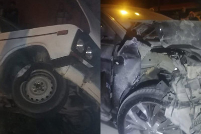 Lənkəranda ağır qəza: ölən və yaralanan var