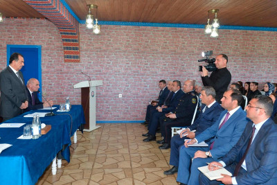 Taleh Qaraşov İstisu qəsəbə sakinləri ilə görüşüb
