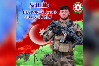 Şəhid Qadir Heydərovun doğum günüdür